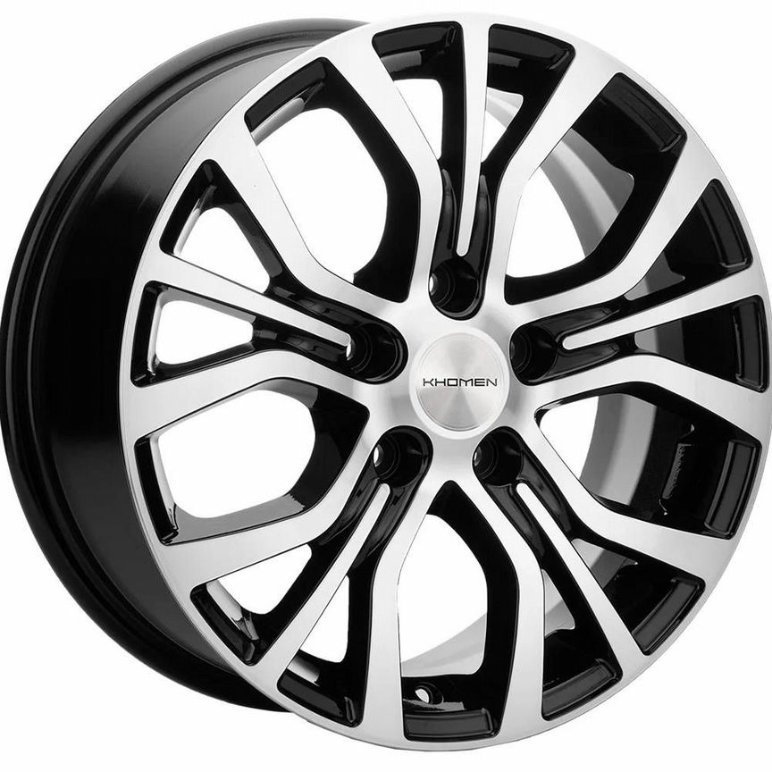 Диски Khomen KHW1608 6.5x16 5x110 ET40 D67.1 Black-FP