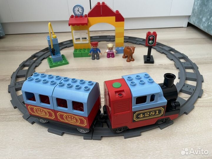 Лего Дупло мой первый поезд + доп. элементы