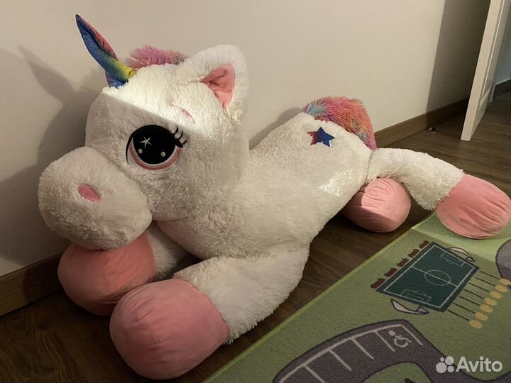 Единорог игрушка плюшевая большая