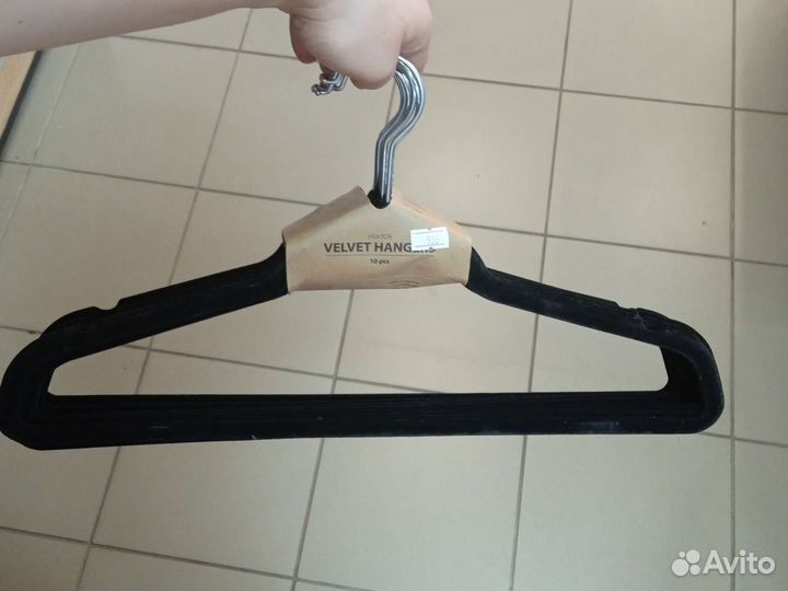 Вешалки для одежды вельвет jysk