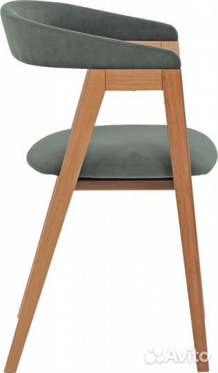 Кресло серое из дуба Лондон