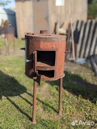 Печь дровяная буржуйка. Торг
