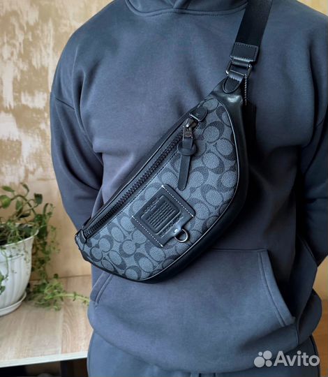 Мужская поясная сумка Coach