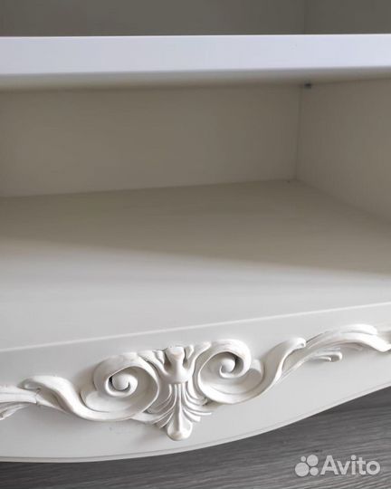 Тумба под тв из массива бука Французский Прованс