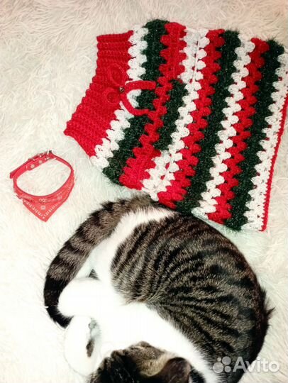 Новогодний свитер для кошек/собак