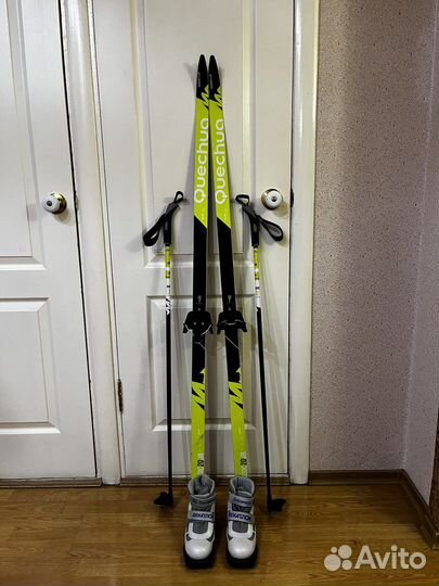 Лыжи беговые и ботинки