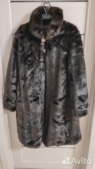 Шуба норковая новая экошуба 54-56