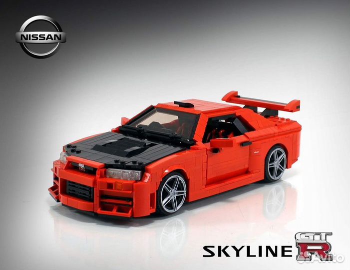 Lego Nissan skyline GTR R34