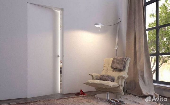 Двери межкомнатные скрытого монтажа