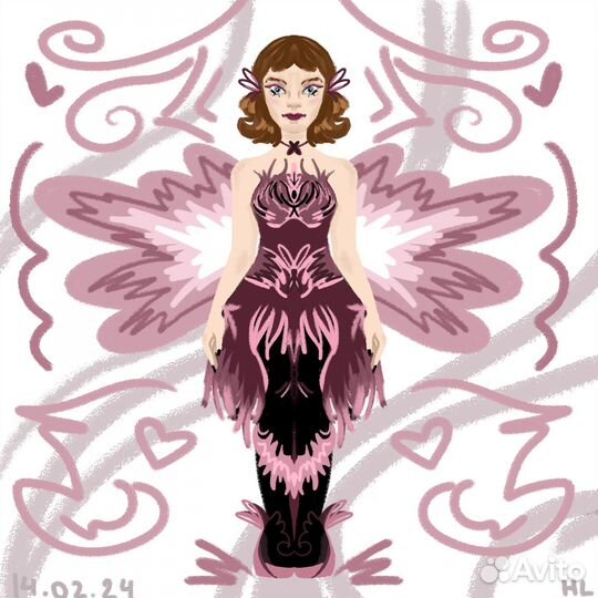 Арт, иллюстрация, рисунок на заказ, мокап