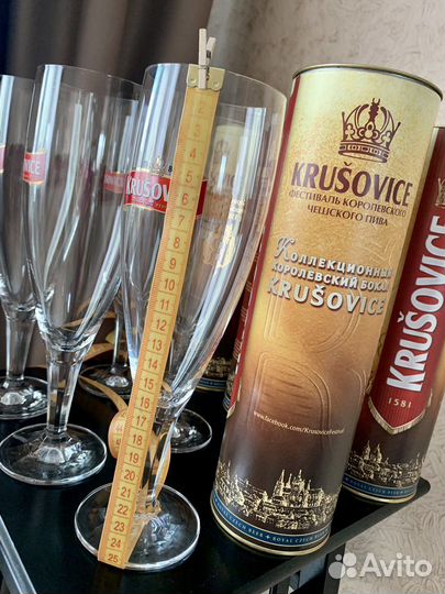 Krusovice бокал,фужер,рюмка,кружка (пиво) 0,5