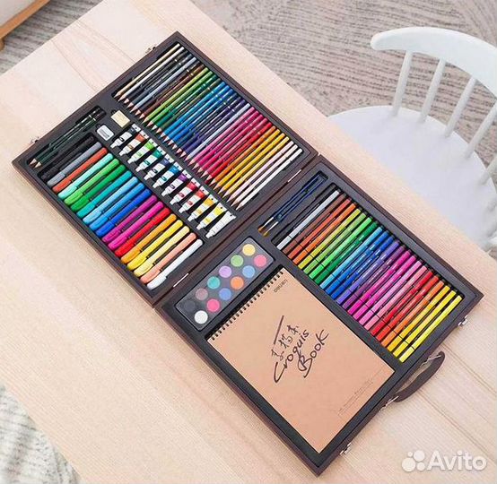 Набор для рисования deli painting set wooden box