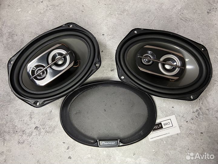 Колонки овалы Pioneer 16x24 см новые+доставка