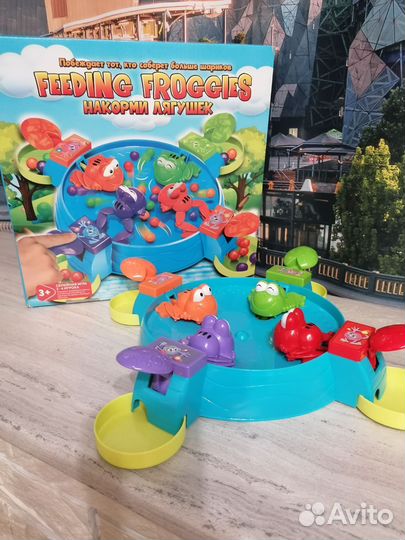 Игра развивающая Накорми лягушку