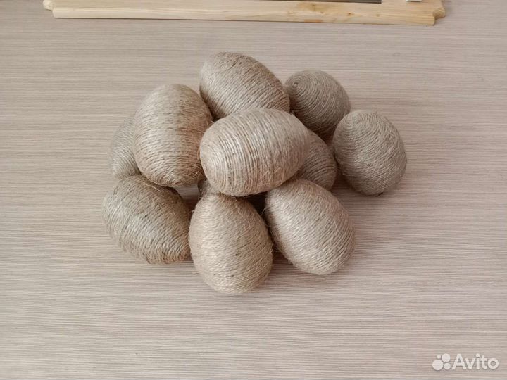 Яйцо декоративное деревянное