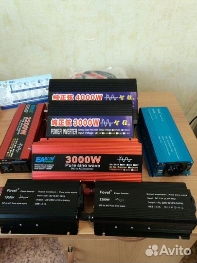 Инвертор 1500-4000 вт Чистый синус 12;24-220 V