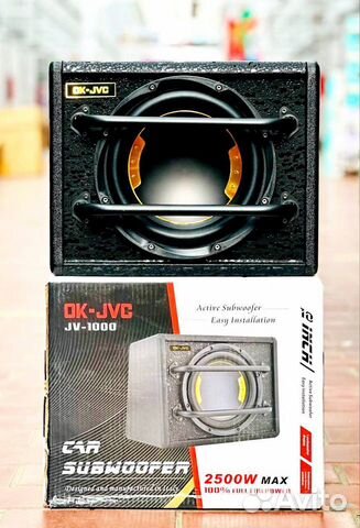 Активный сабвуфер OK-JVC JV-1000 2500W 10-размер