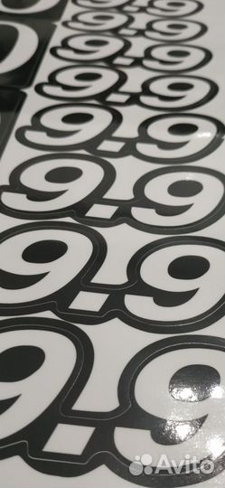 Плм Наклейка на колпак лодочного мотора