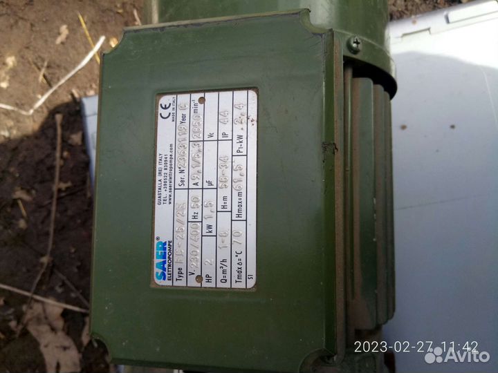 Мощный итальянский насос