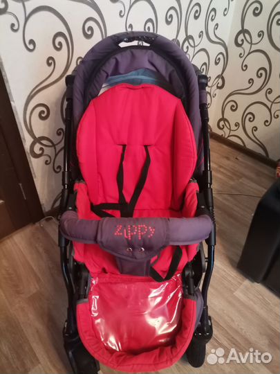 Коляска 2в 1 для новорожденных бу