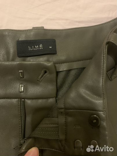 Шорты кожаные женские Lime