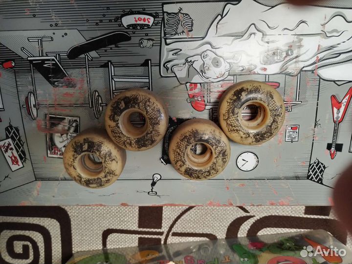 Скейтборд в сборе footwork + расходники