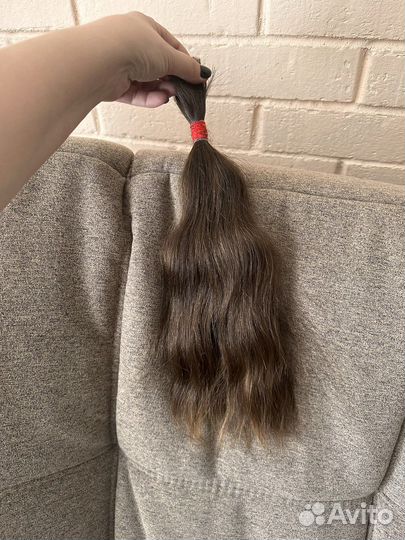 Хвост из натуральных волос