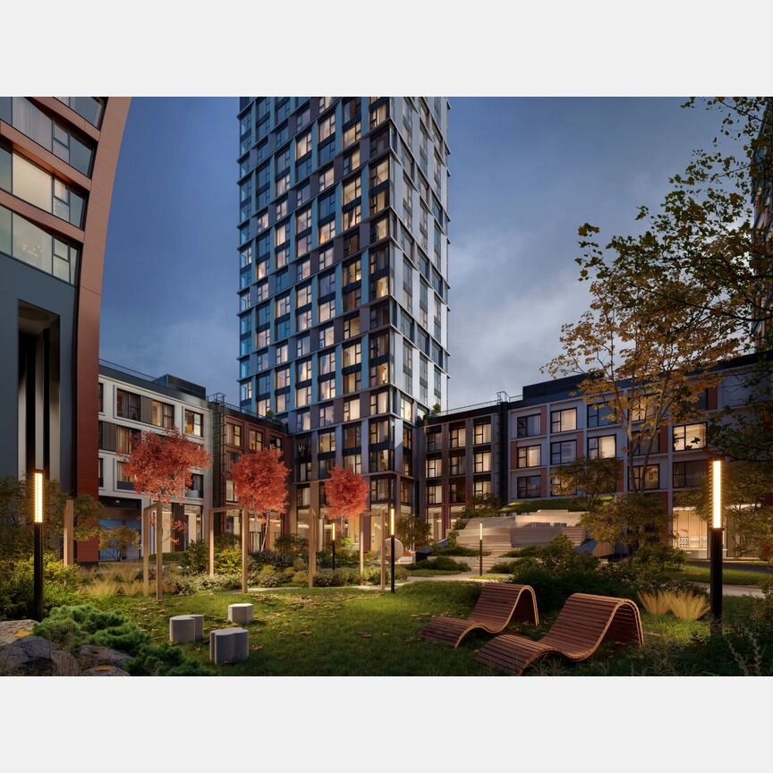 2-к. квартира, 68 м², 9/14 эт.