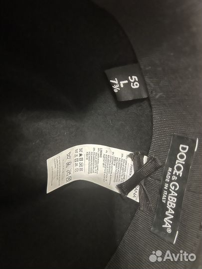 Шляпа dolce gabbana оригинал