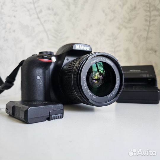 Зеркальный фотоаппарат Nikon D3400 Как Новый