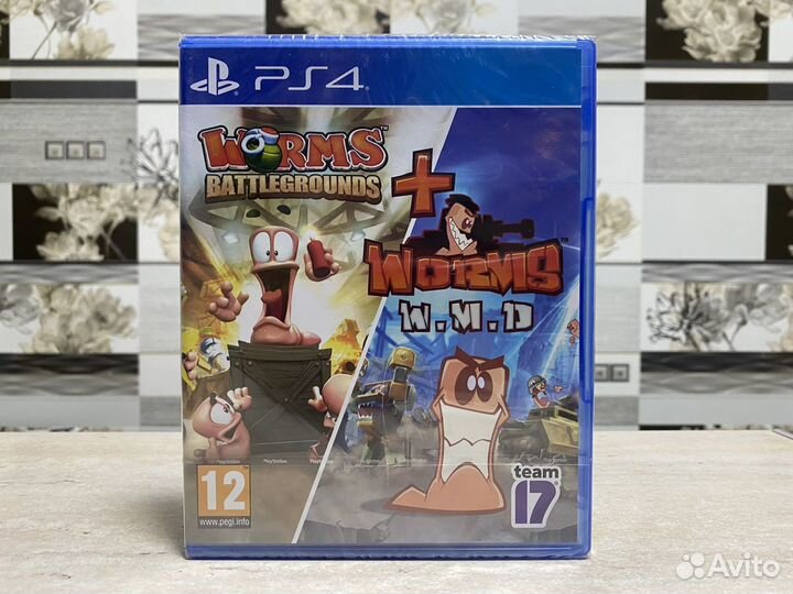 Worms Battlegrounds + Worms WMD (Новый Диск) PS4