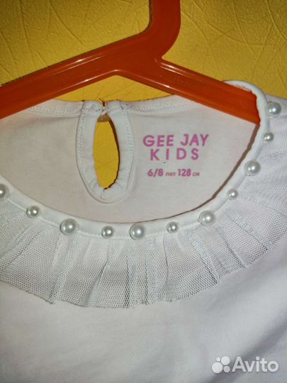 Блузка белая школьная 122 128