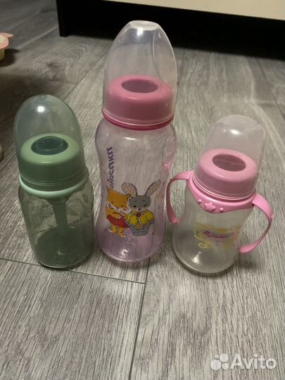 Поильники, бутылочки детские, цена за все