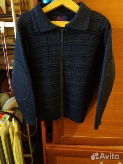 Кардиган синий