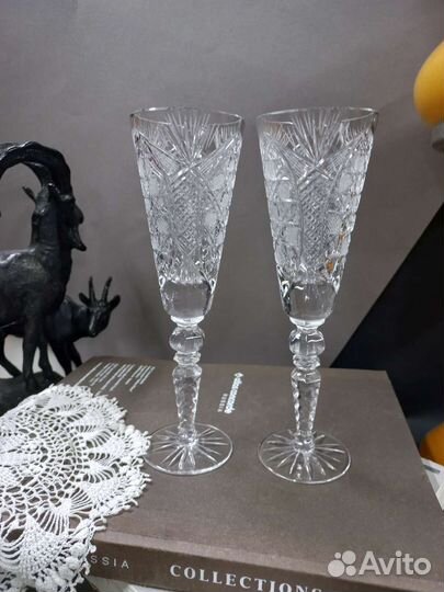 Фужеры хрустальные СССР