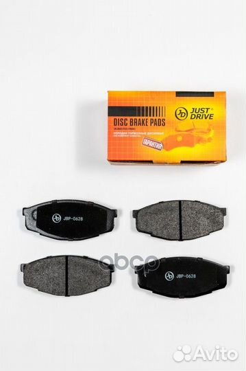 Колодки тормозные дисковые, передние JBP0628 Just