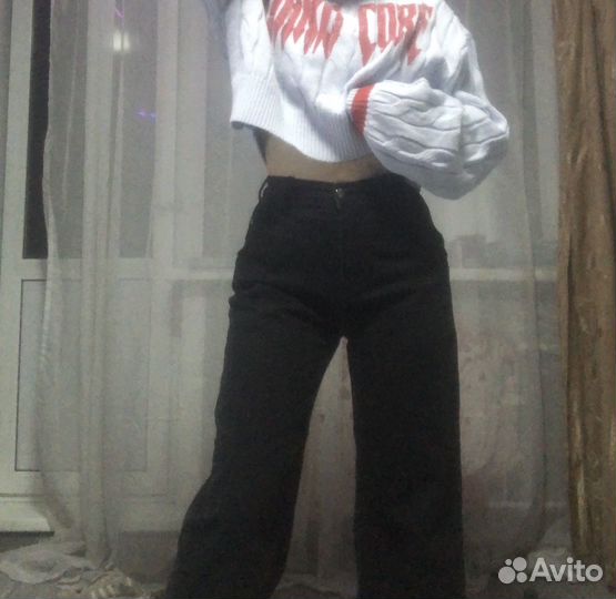 Джинсы черные женские