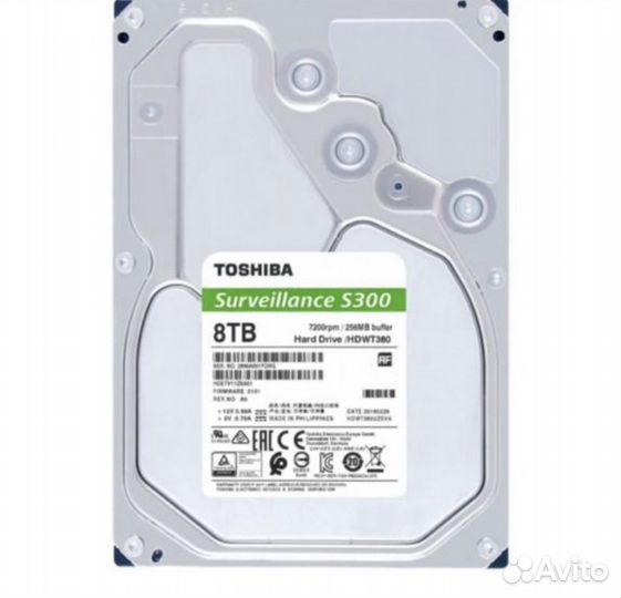 Жесткий диск Toshiba Surveillance S300 3.5