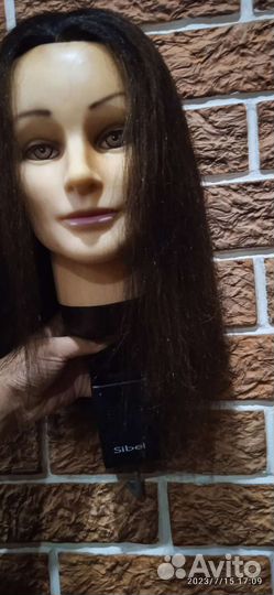 Голова манекен натуральные волосы
