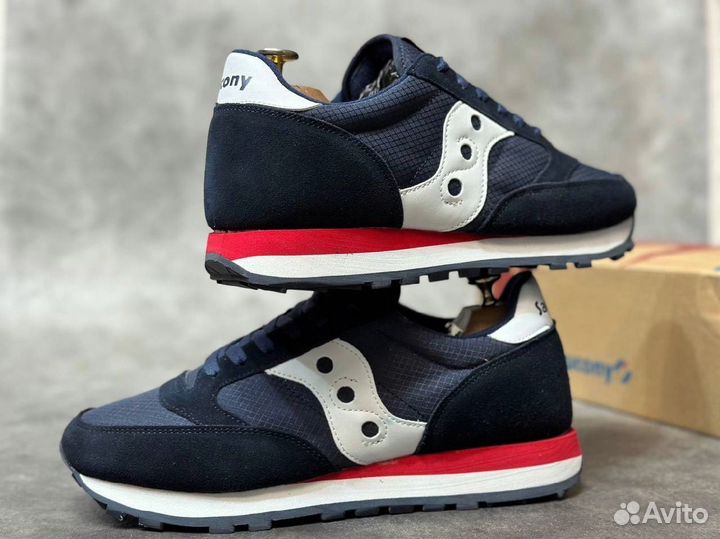 Saucony синие с белым разм. 44