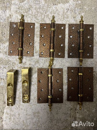 Шпингалеты,петли для межкомнатных дверей