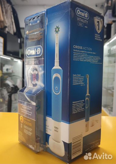 Зубная щетка oral B новая (глобус)