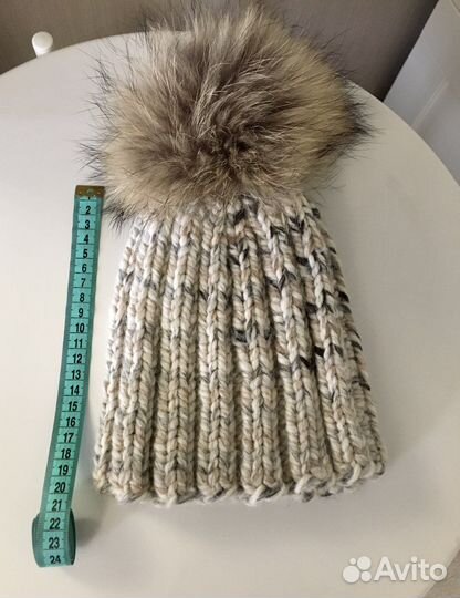 Новый вязанный комплект шапка снуд