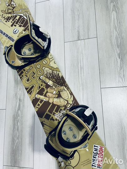 Сноуборд комплект Black Fire 154 + крепления