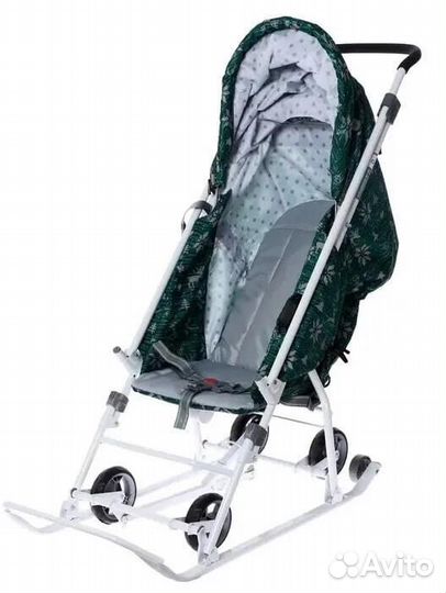 Санки-коляска Nika для детей комбинированная Умка