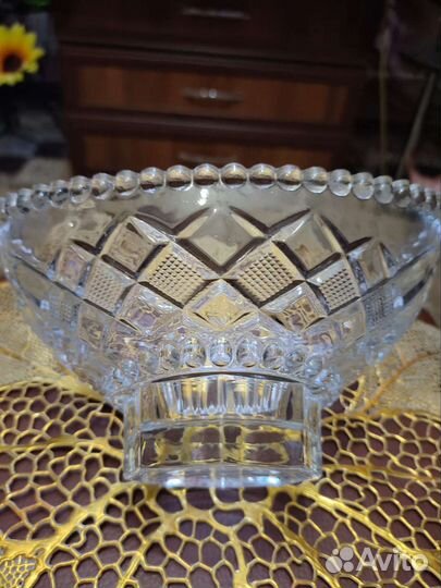 Ваза фруктовница стекло