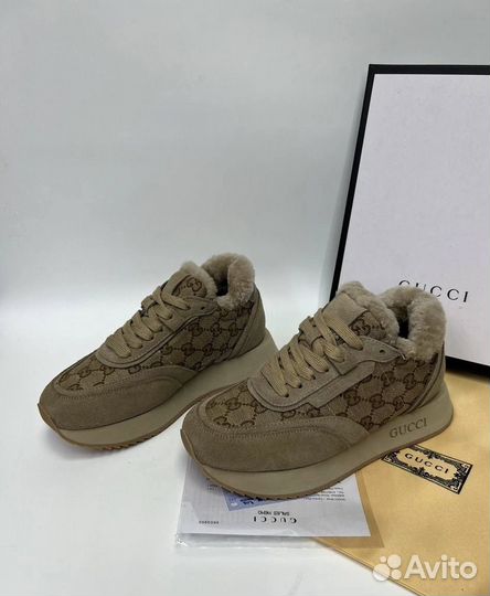 Кроссовки gucci зимние