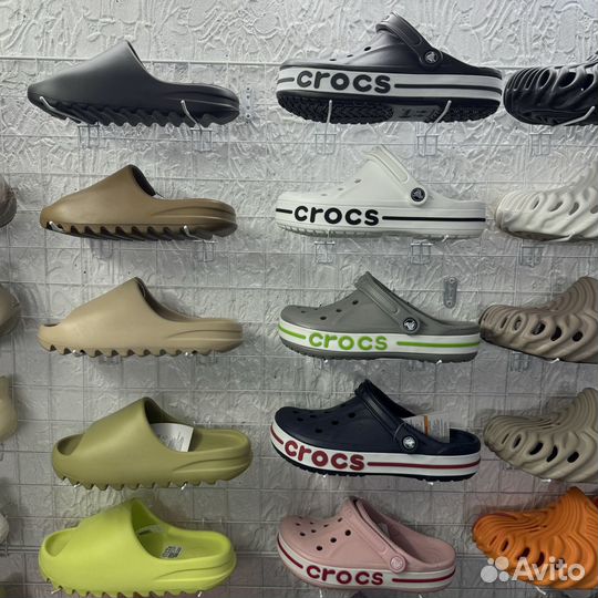 Шлепанцы мужские crocs yeezy adidas nike