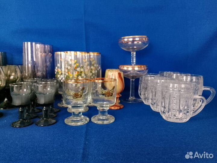 Стаканы, фужеры