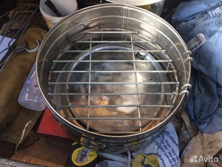 Ёмкость из нержавейки для копчения. Новая